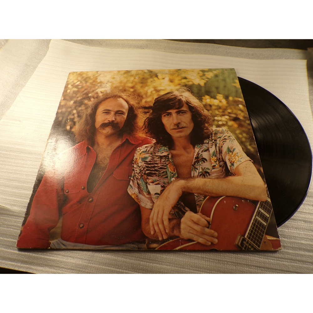 Crosby Nash Wind on the Water Vinyl LP 1975 ABC Records ABCD-902 Folk Rock 12"